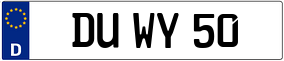 Truck License Plate